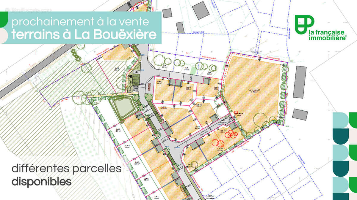 Terrain à LA BOUEXIERE