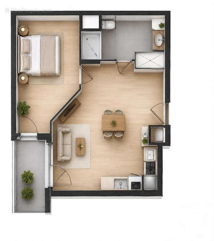 Appartement 42 m² à Dammartin-En-Goele  - photo 3