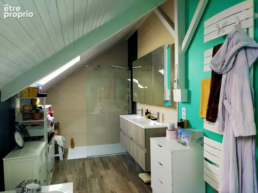 Maison à vendre à Gesvres salle de bains avec wc