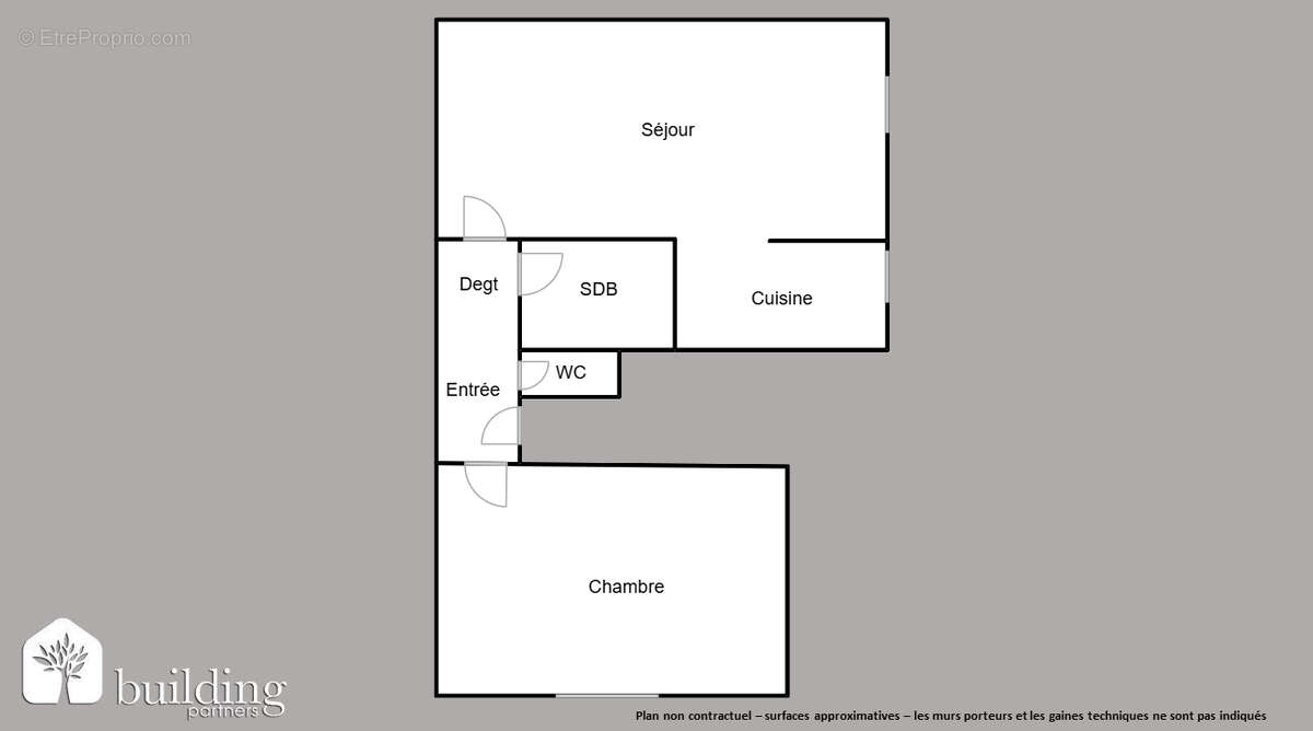 Levallois-Perret Louise Michel - Appartement 2 pièces 31,63 m² - photo 2