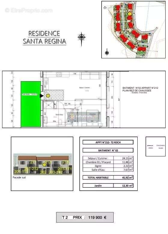 Appartement à OLMETA-DI-TUDA