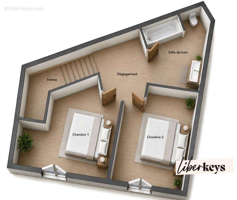 Maison moderne de 60 m² avec jardin à Marignane - photo 3