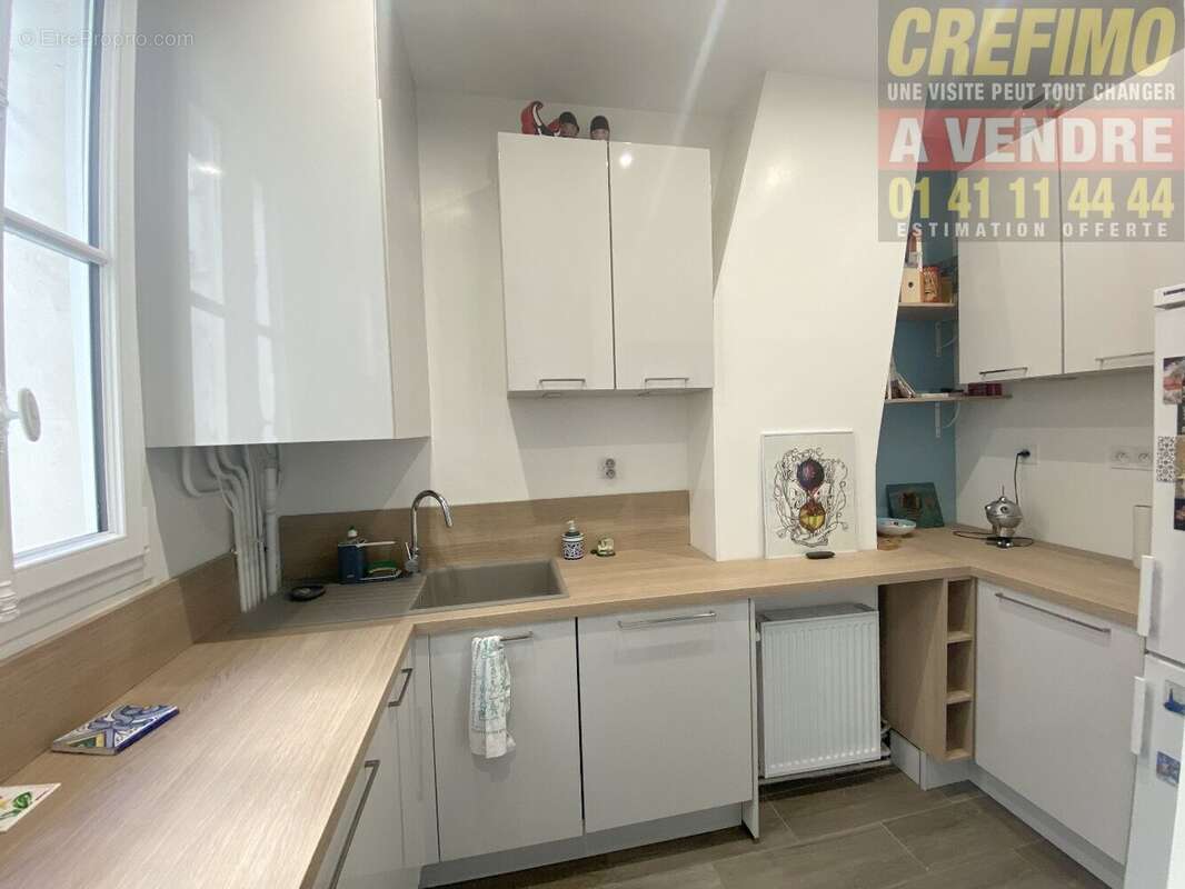 Appartement F5 (98 m² Carrez) en vente à ASNIERES SUR SEINE Agence CREFIMO - photo 5