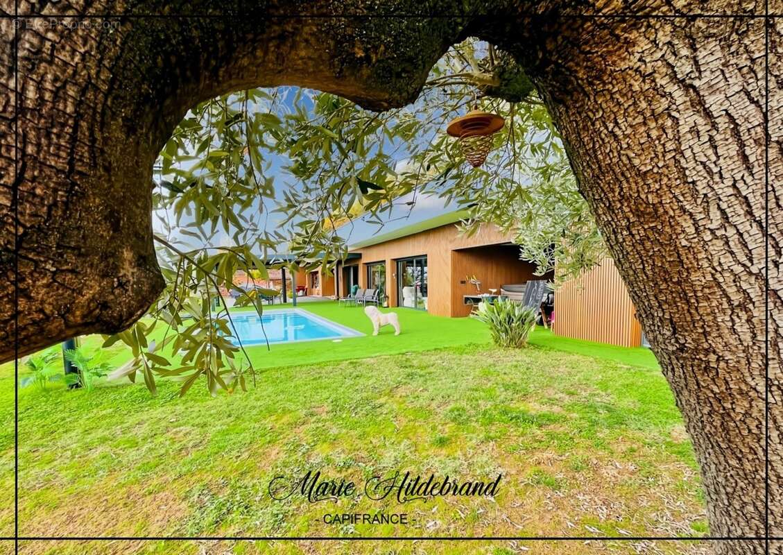 Propriété contemporaine – vue dominante, parc de près d’1 hectare & piscine - photo 21