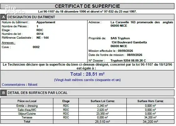 Nice promenade des anglais – vue mer – rez-de-jardin – terrasse 36 m² – rénovation haut de gamme - photo 13