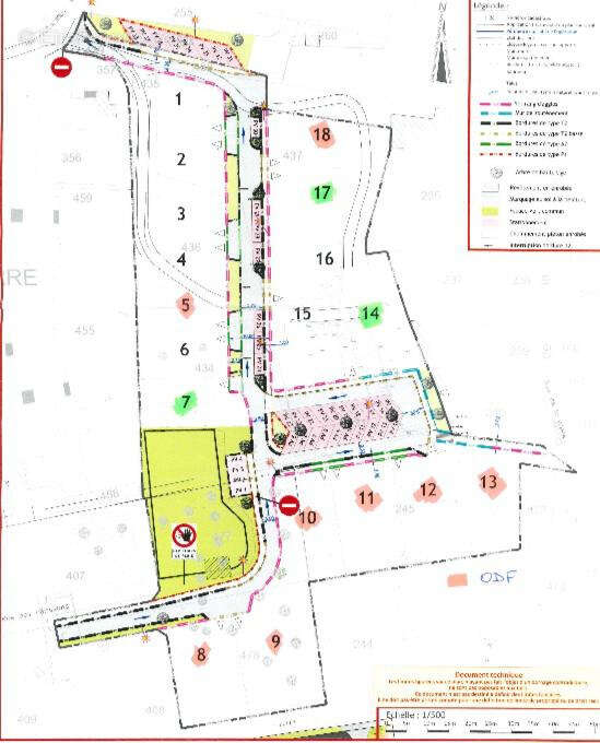 Mus-Terrain constructible viabilsé de 349 M2 Lot les terrasses de Poussilhac - photo 3
