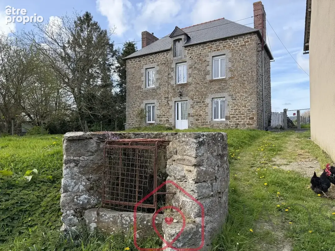 Miniac-morvan  maison en pierre 105 m²  terrain 990 m²  calme et potentiel - photo 2
