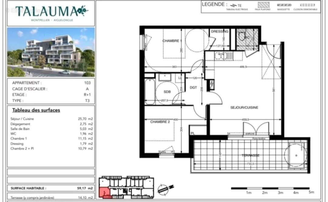 Appartement à MONTPELLIER