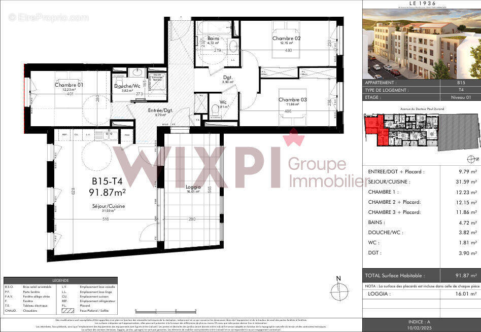 Appartement à TAIN-L'HERMITAGE