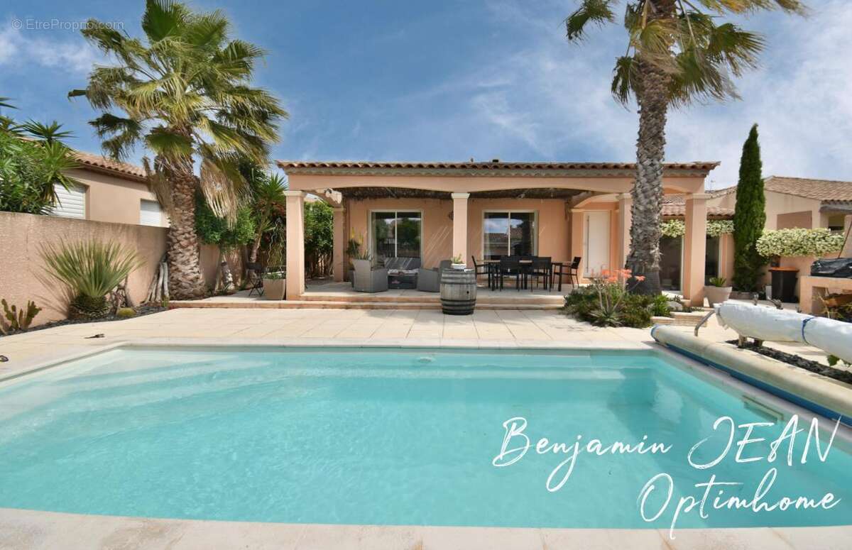 À Sérignan, villa familiale F5 de plain-pied avec piscine et grande terrasse plein sud - photo 2