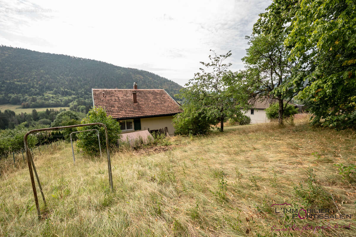 Jougne maison grand terrain proche douane - photo 16