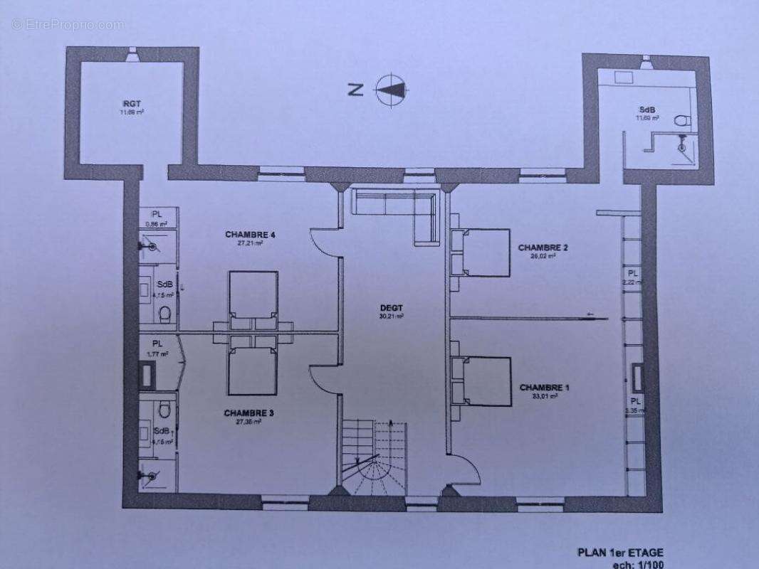 Maison à SAINT-MARTIN-EN-BRESSE