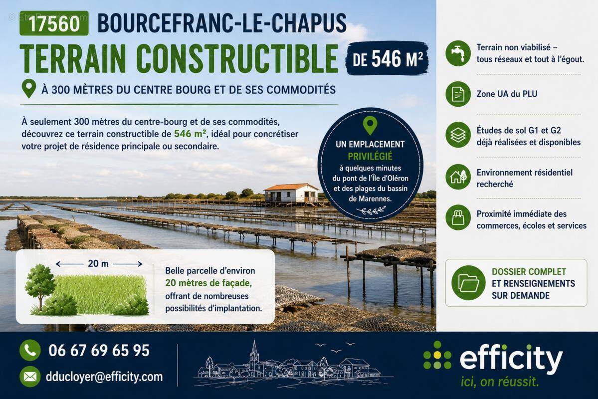 Terrain à BOURCEFRANC-LE-CHAPUS