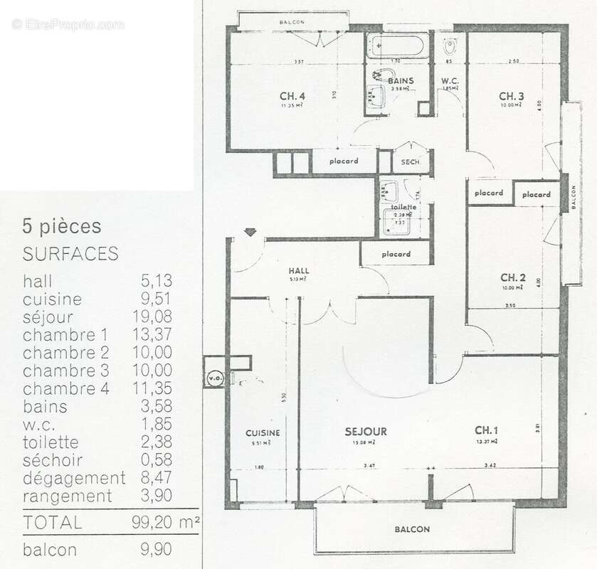 Appartement à COURBEVOIE