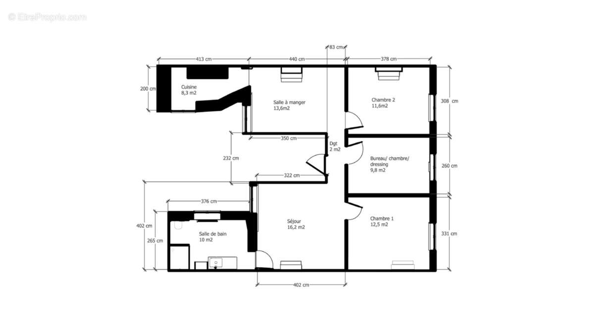 Appartement à CHARLEVILLE-MEZIERES