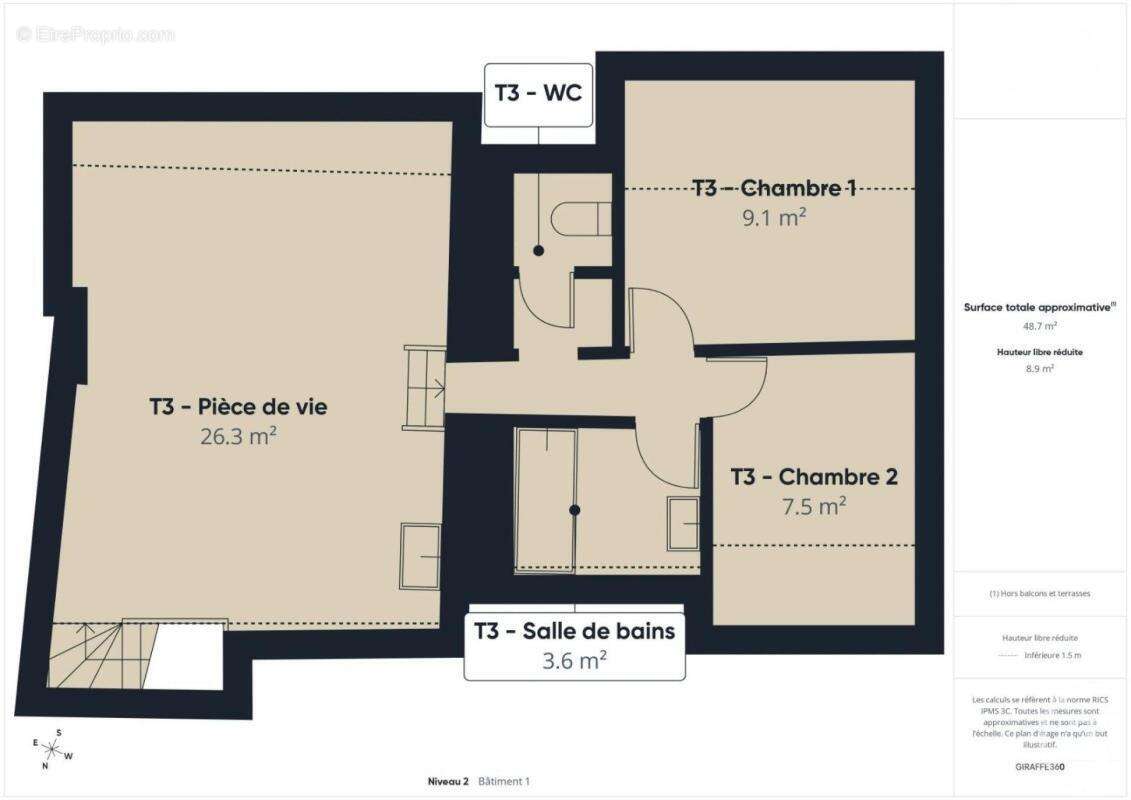 Appartement à AUNEAU