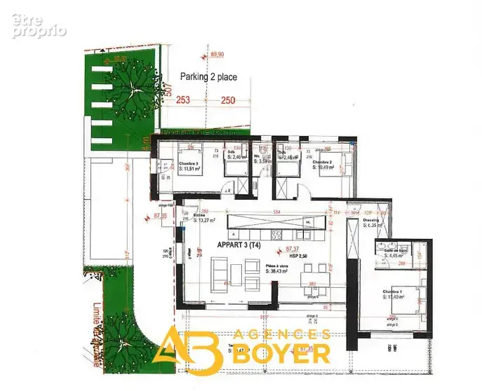 Bandol   Appartement T4 de 103 m2 avec vue mer, terrasse de 78 m2 et piscine privative - photo 9