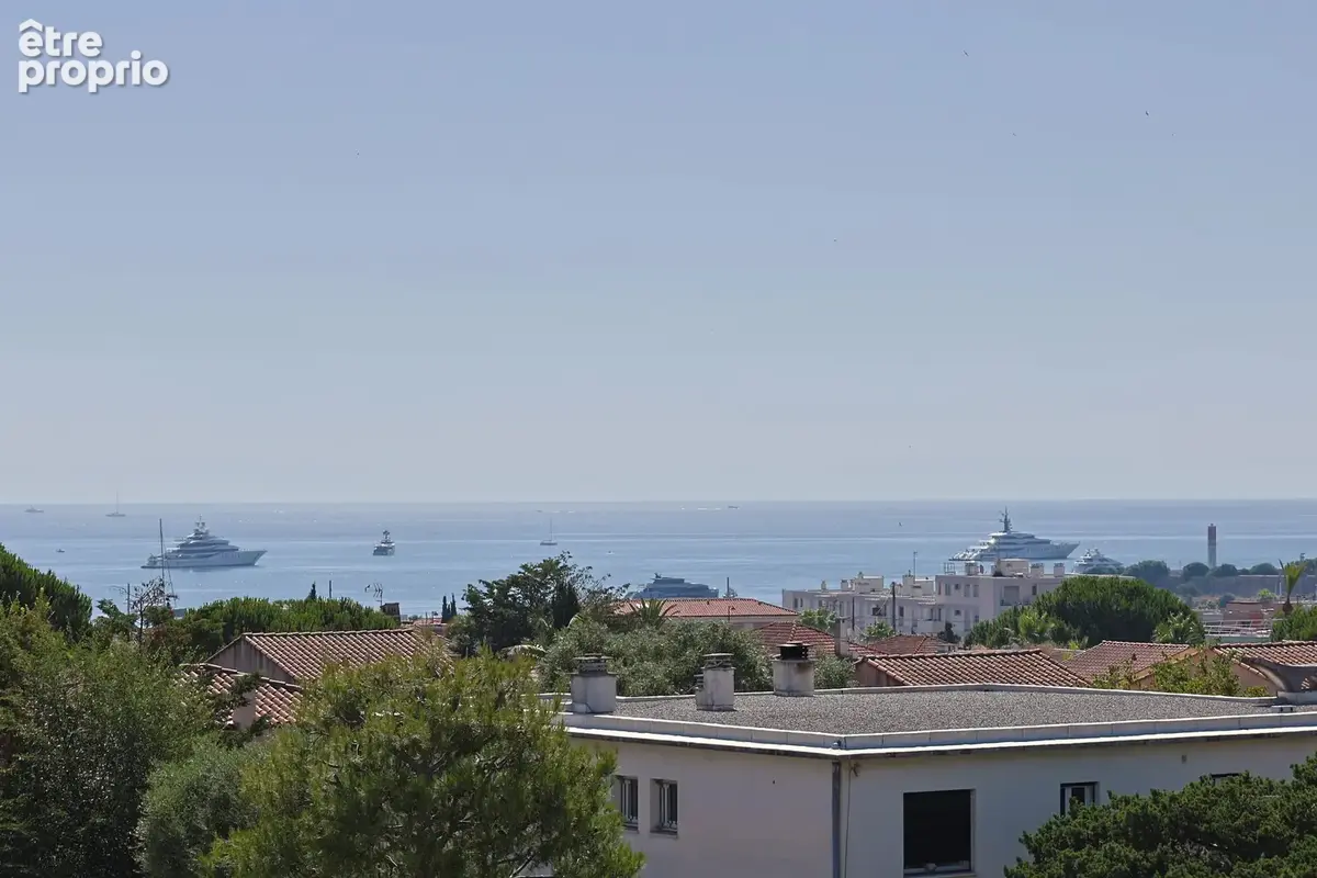 Antibes – Avenue Jules Grec – Dernier étage avec vue mer + parking - photo 10
