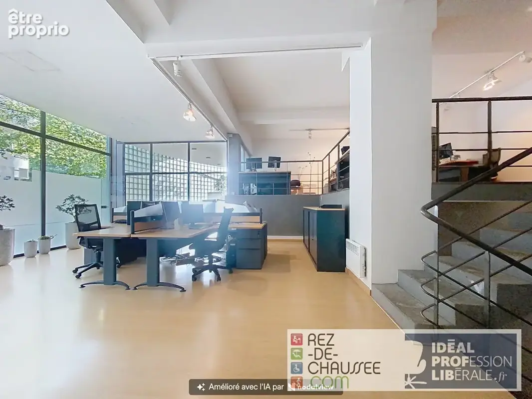 Pont de suresnes - 290 m²  - bureaux / showroom - architecture contemporaine. - photo 2
