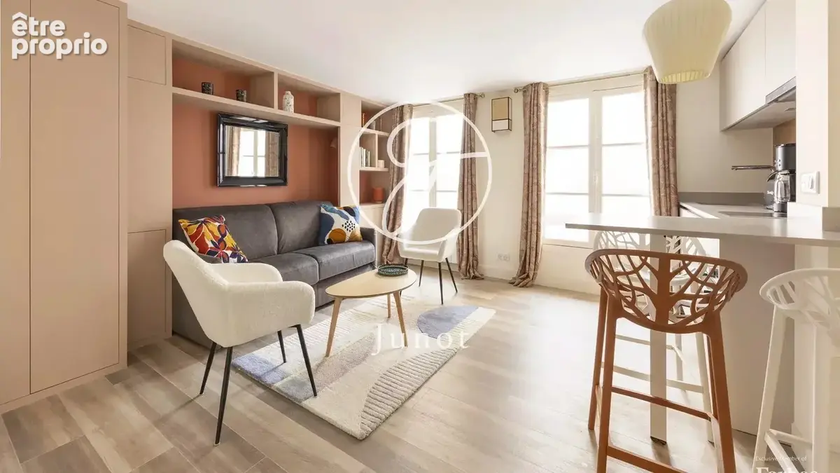 Paris 1er -  TUILERIES / PALAIS ROYAL / RUE DES PYRAMIDES - Appartement vendu loué - 2 pièces meublé - 29,43m² Carrez - 1 chambr - photo 6