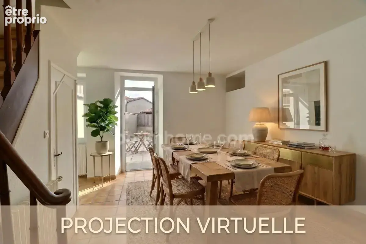 Maison de bourg rénovée de 99 m² (3 ch) avec cour, 2 garages + Appartement T2 loué (420 €/mois) – Centre-ville de Nueil-les-Aubi - photo 5