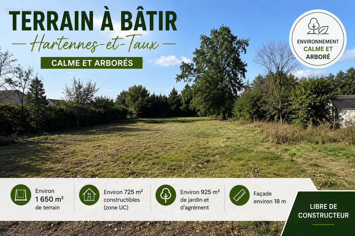 Terrain à HARTENNES-ET-TAUX