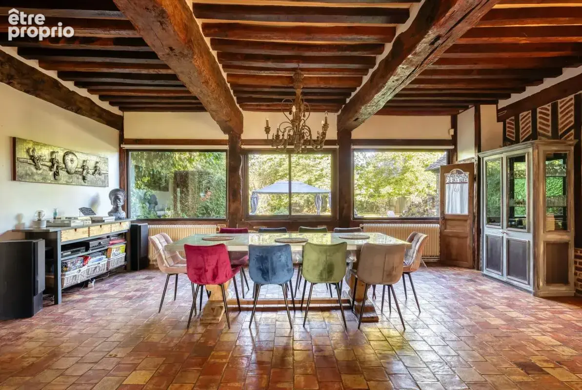 Manneville-sur-risle – maison 268 m² – beaux volumes - photo 6