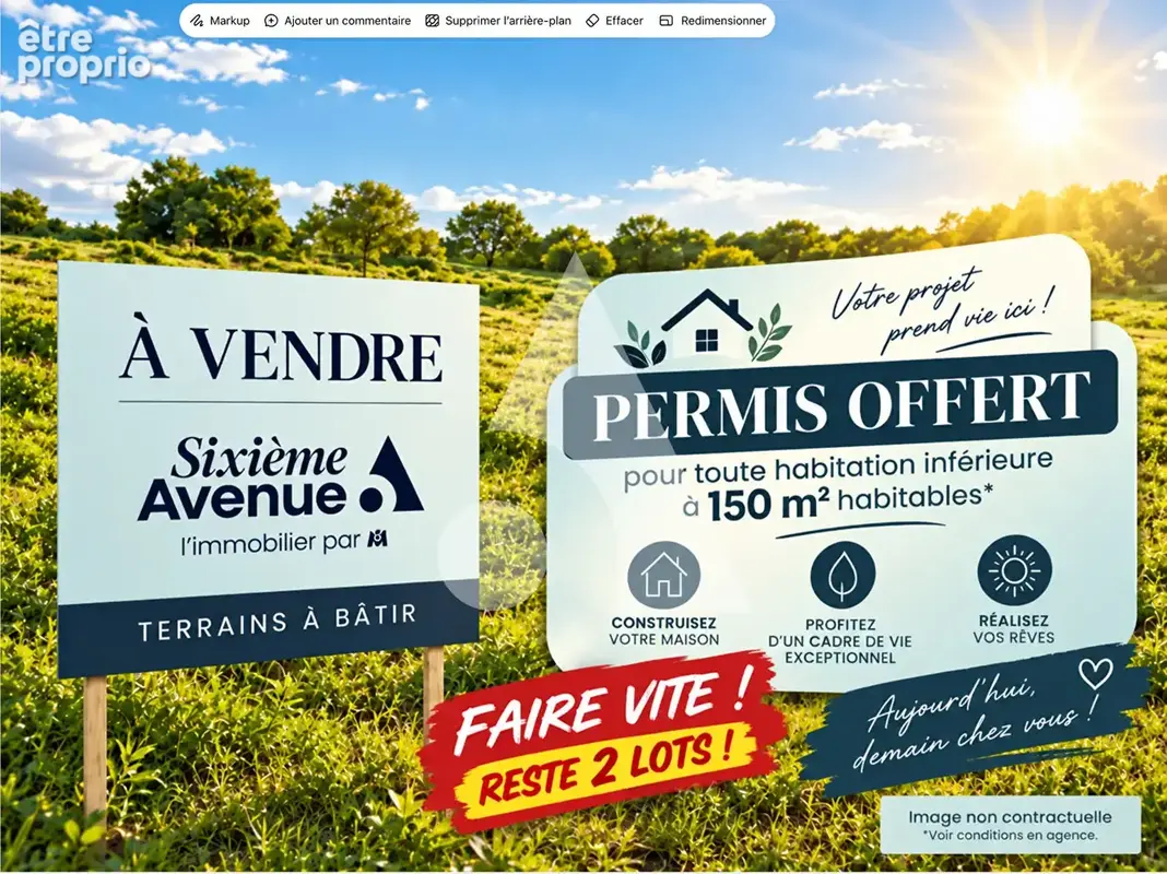 Photo Terrain à Le Tampon au prix de 149 000€