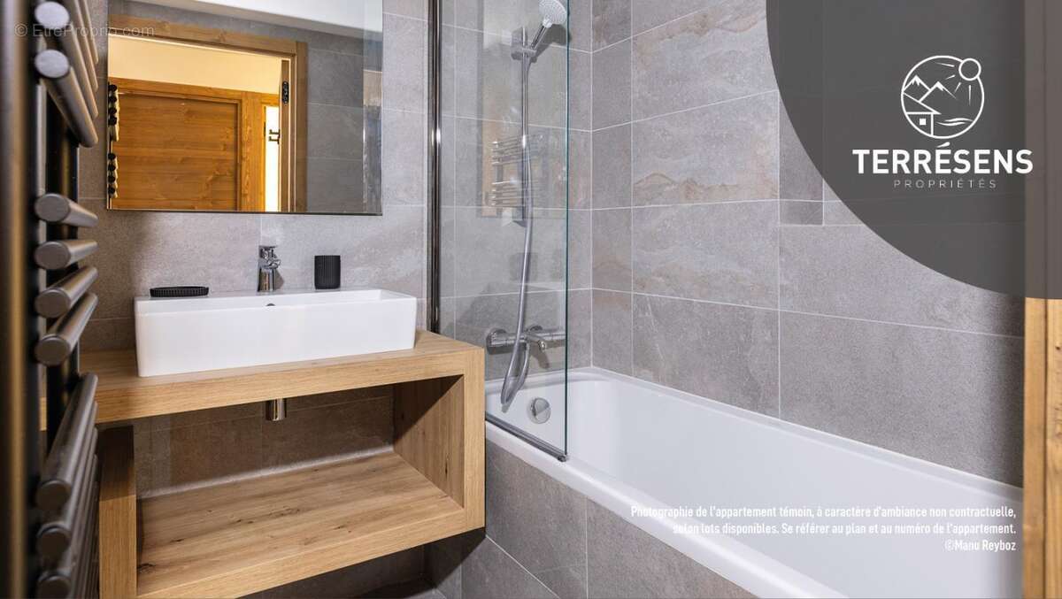 Appartement t3 cabine - résidence les balcons de juliette à notre-dame-de-bellecombe - photo 8