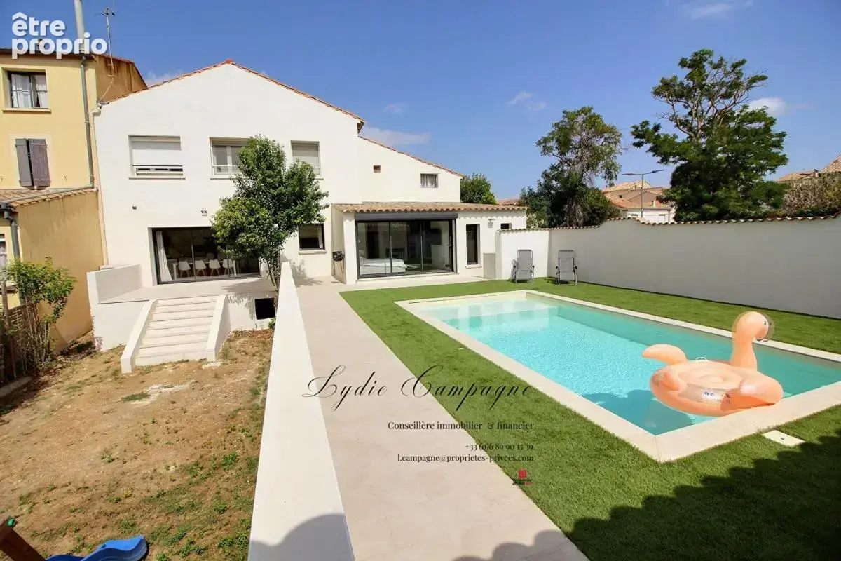 Maison de plain-pied 140 m² ,  jardin à jouissance exclusive ,piscine ,garage - photo 2