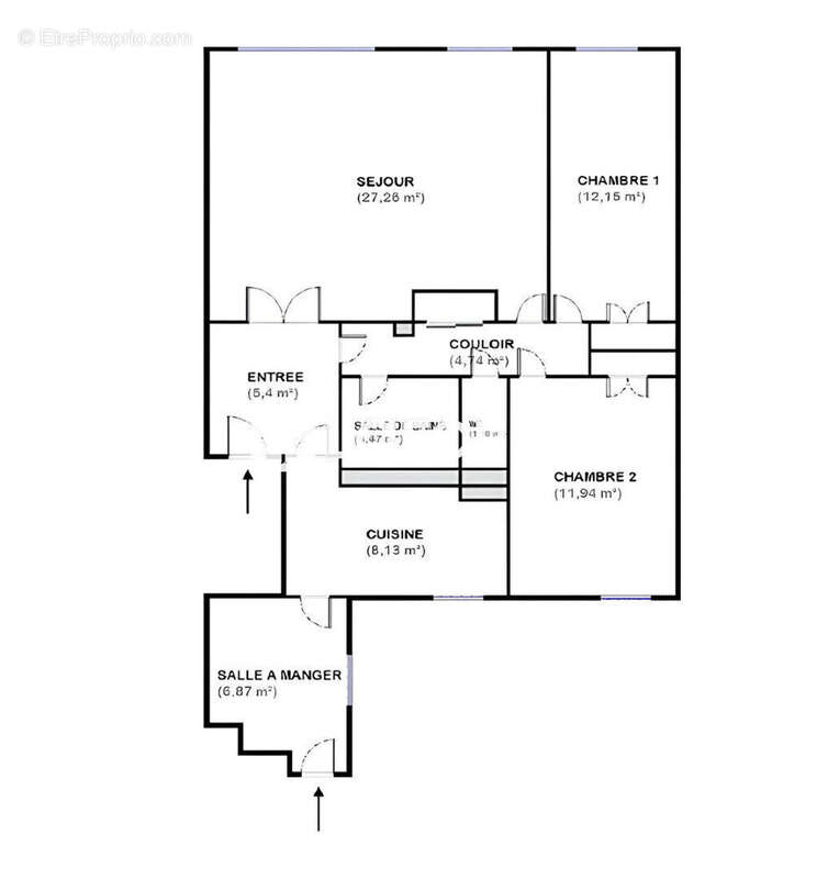 Appartement à PARIS-14E