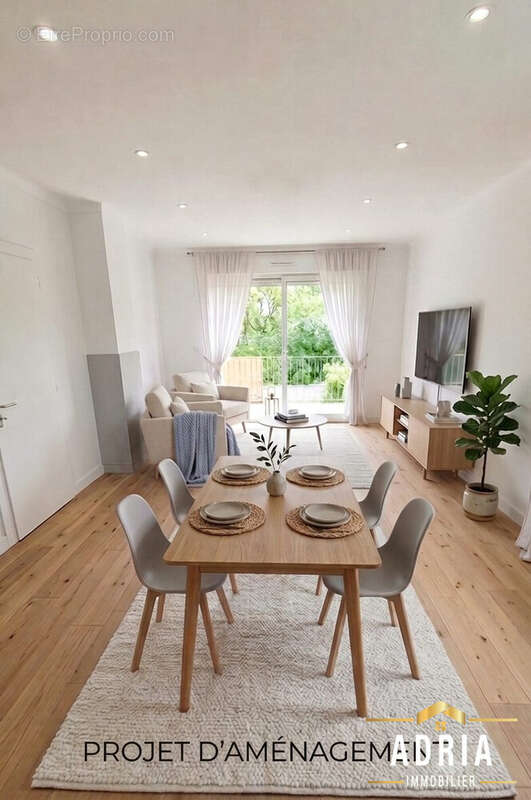 Projet aménagement salon séjour - Maison à MARIEULLES