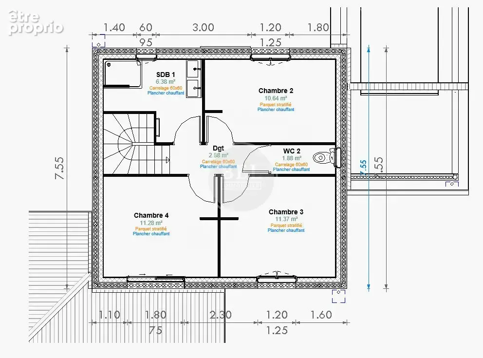 Maison 5 pièces 108 m² à vendre à Sainte-Foy-L'argentiere (69610) - photo 4