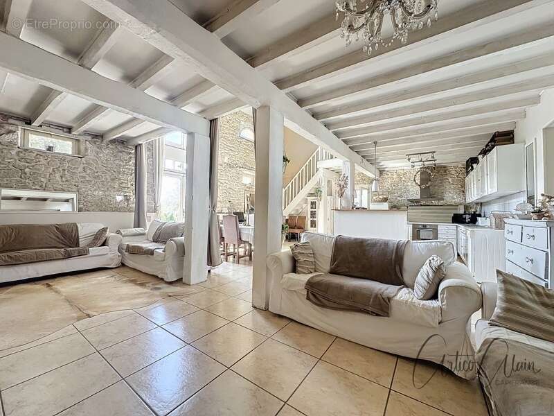 Dpt Haute Garonne (31), à vendre proche de VILLEFRANCHE DE LAURAGAIS maison en pierre de 676 m² - Terrain de 3 400m² - photo 4