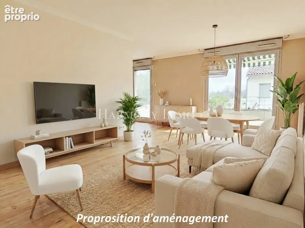 En bords de Saône,  T3 de 69 m2 avec terrasse dans résidence de standing avec piscine - photo 6