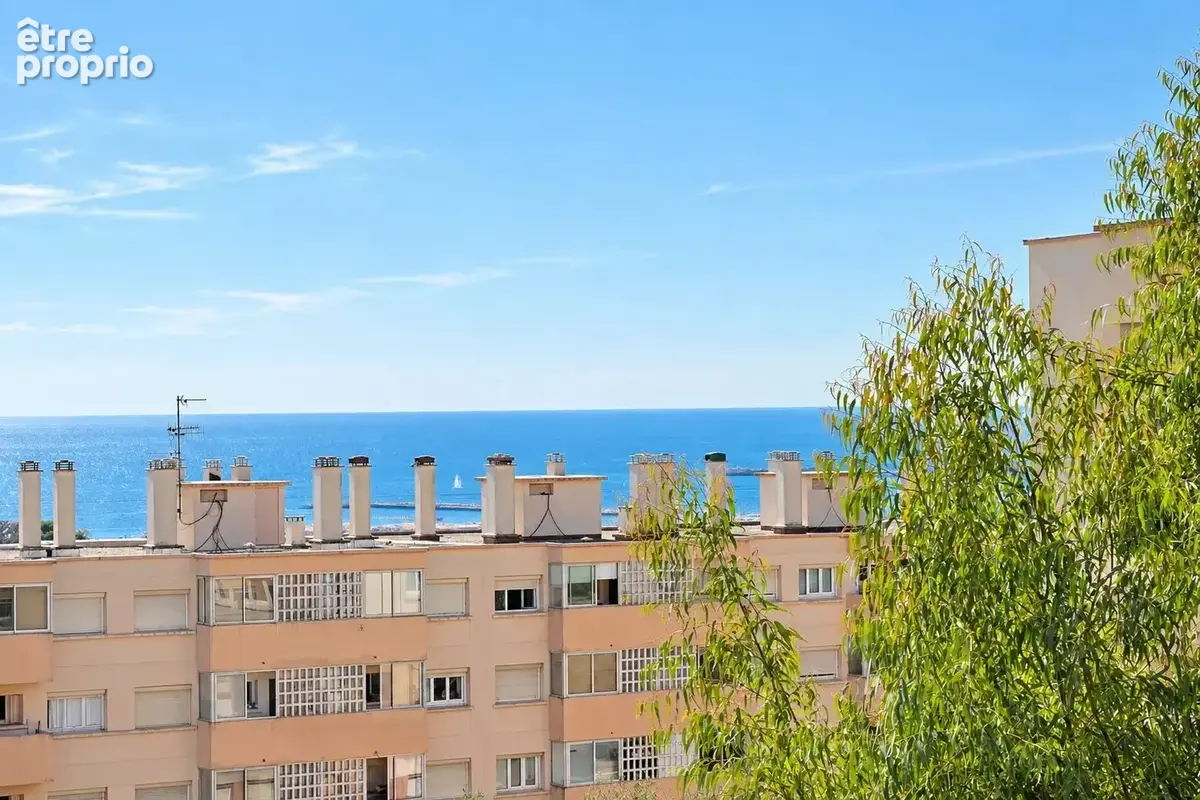 Antibes – Appartement traversant 3/4 pièces en étage élevé, vue mer et verdure - photo 11