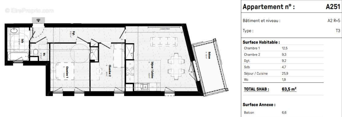 Appartement à CERGY