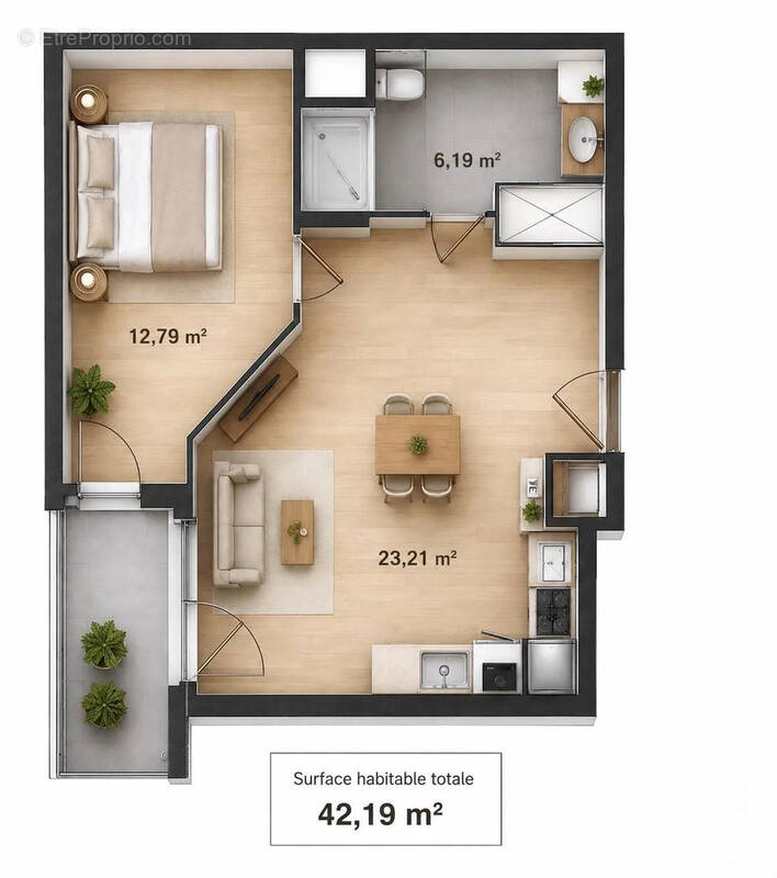 Appartement à DAMMARTIN-EN-GOELE