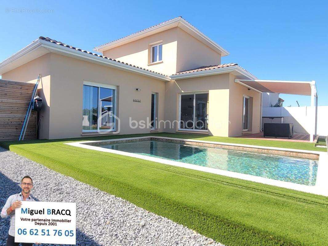 Villa F5 de standing avec vue mer et campagne sur les hauteurs de Vendres 34350 - photo 2