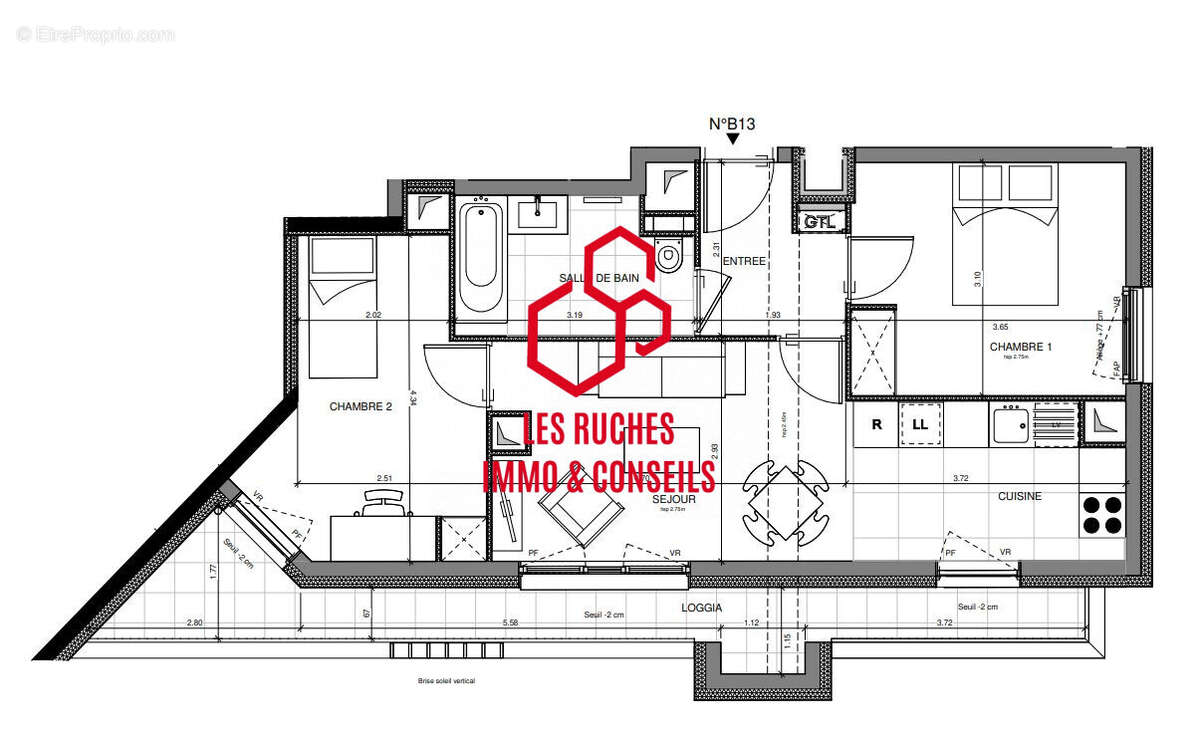 Appartement à RUEIL-MALMAISON