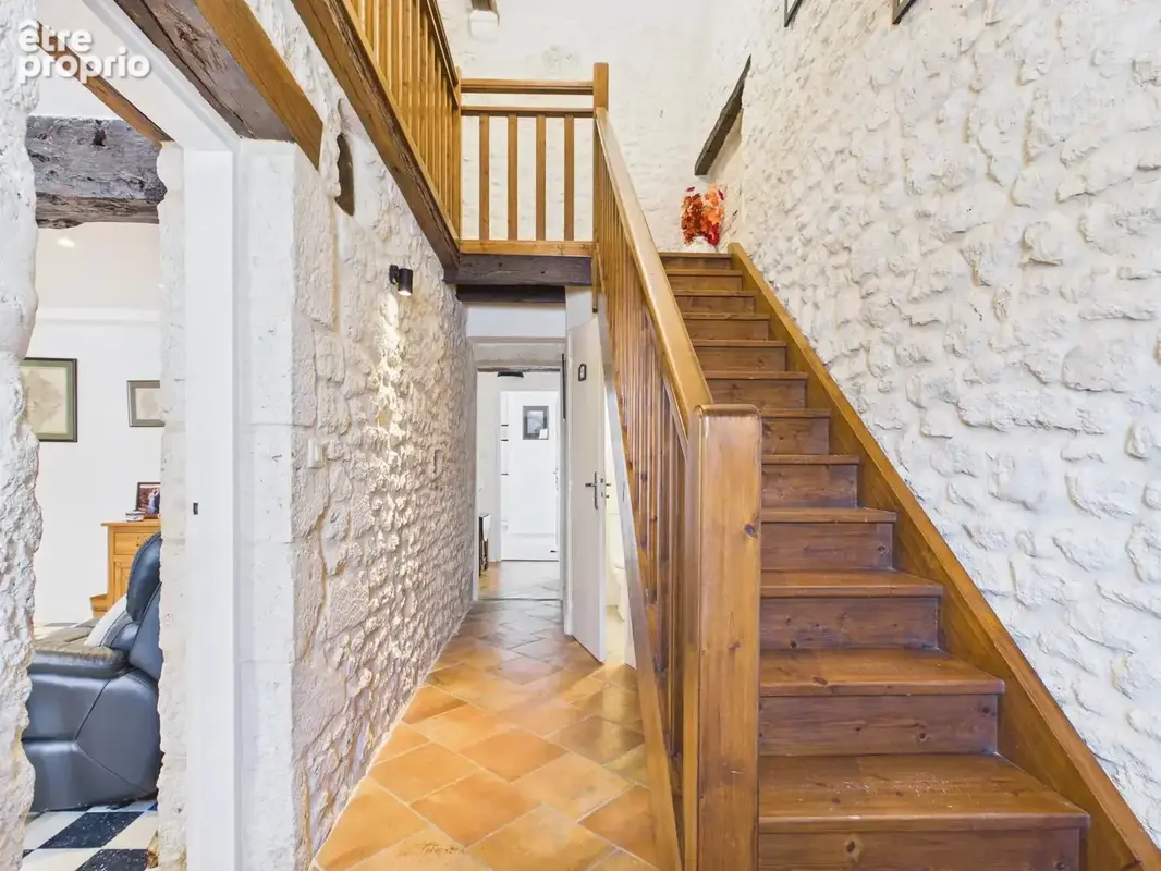Maison en pierre de caractère comprenant 3 chambres, avec jardin à proximité de Duras - photo 6