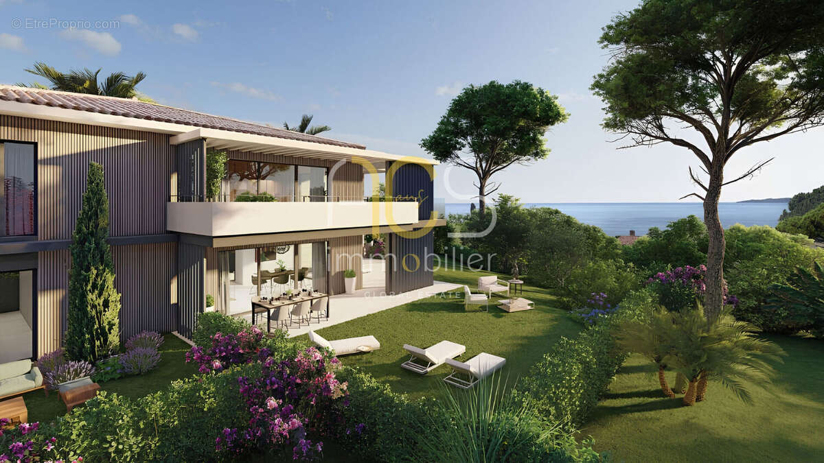 Sainte-Maxime - Appartement T3 de 78 m² avec jardin et terrasse et aperçu mer - 200m de la plage - photo 5