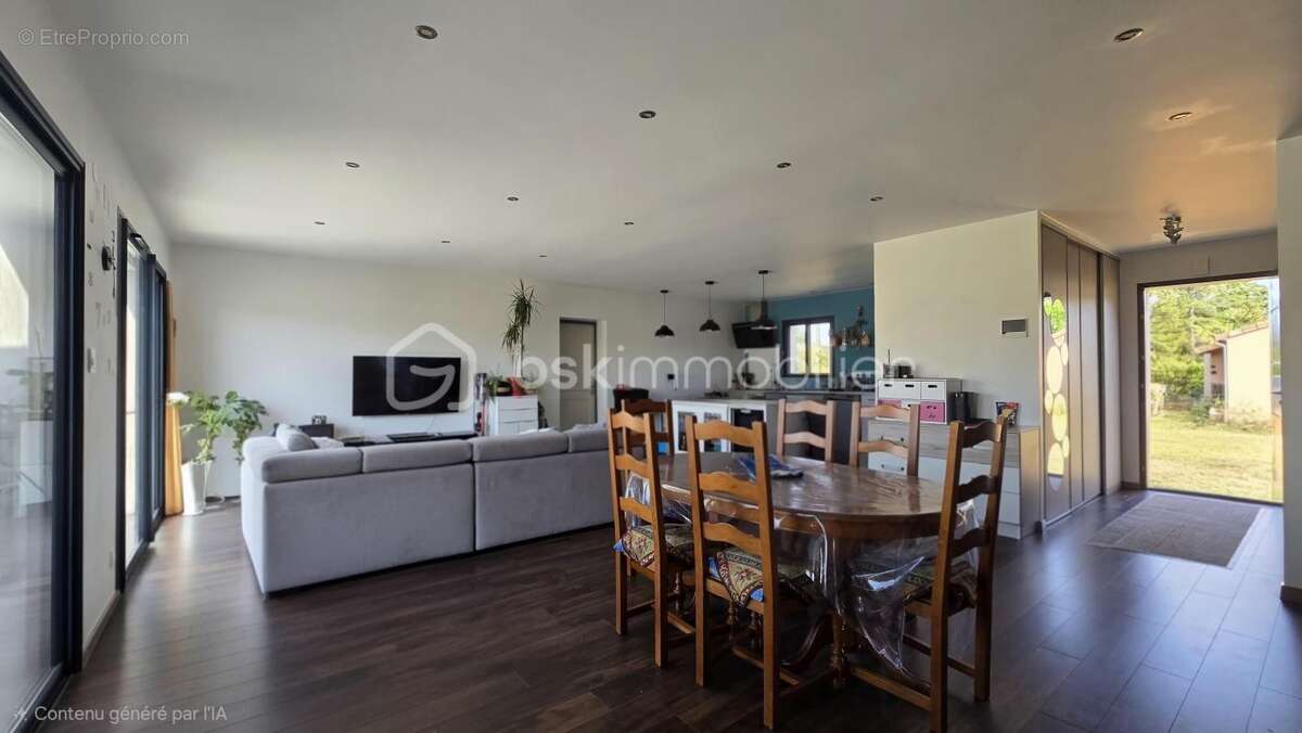 Maison spacieuse de 2019, lumineuse, quatre chambres, bureau, garage, grand terrain agricole - photo 8
