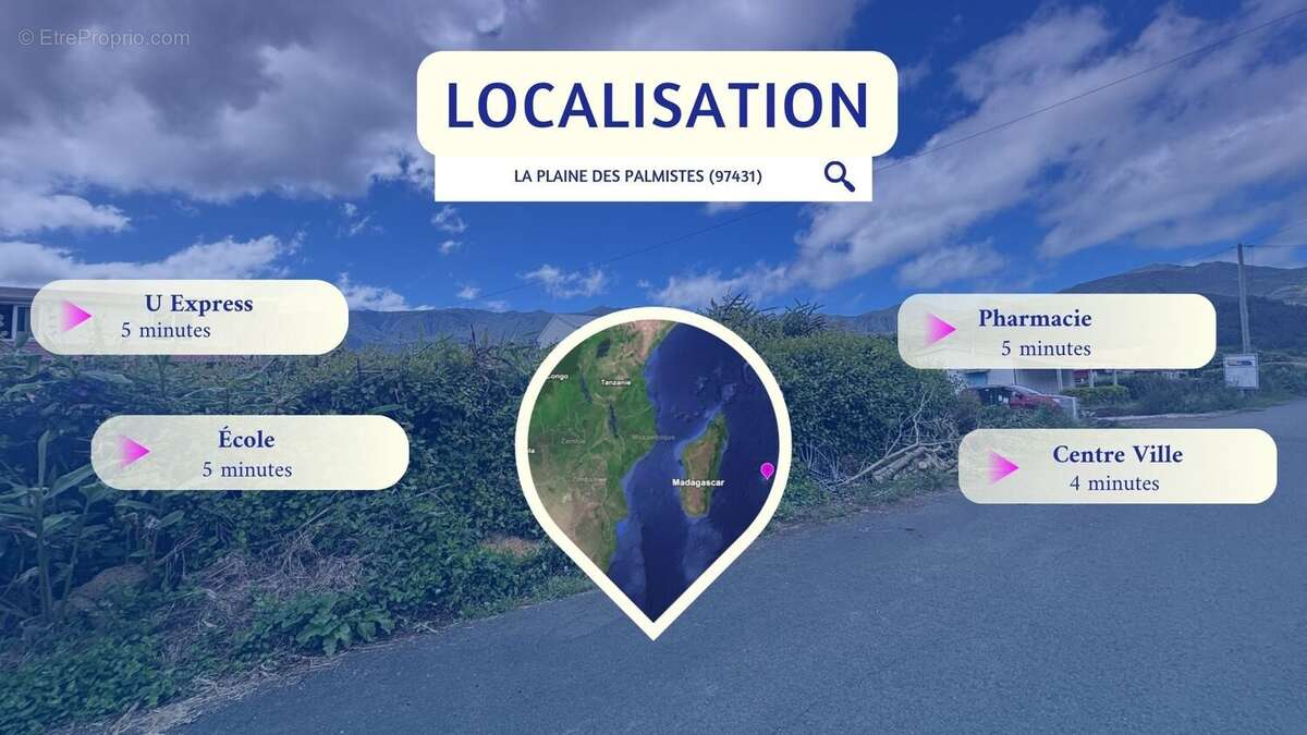 Terrain à LA PLAINE-DES-PALMISTES