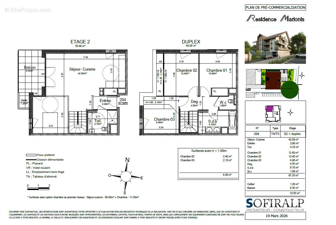 Appartement à BOURGOIN-JALLIEU