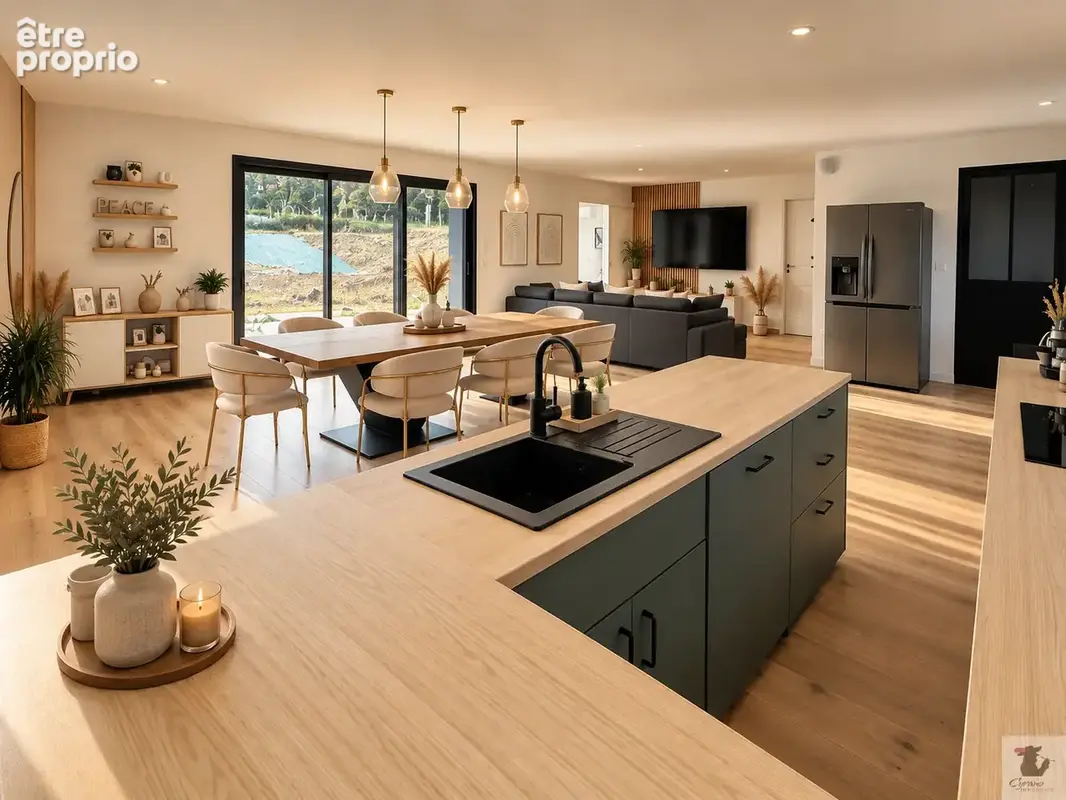 Contemporaine: 129 hab, terrain 2254m2 - photo 2