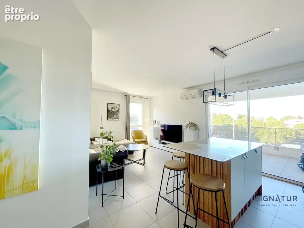 Montpellier - Appartement 3 pièces 62m2 - terrasse & parking - vue dégagée - photo 5