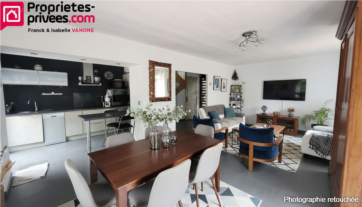 Maison Individuelle type plain pied - 3 chambres - jardin - garage - cave - 82 m² habitables (120m² utiles) - photo 3