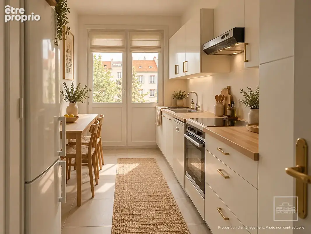 Lyon 3, prefecture, dernier etage, 78.4m², balcon - photo 5