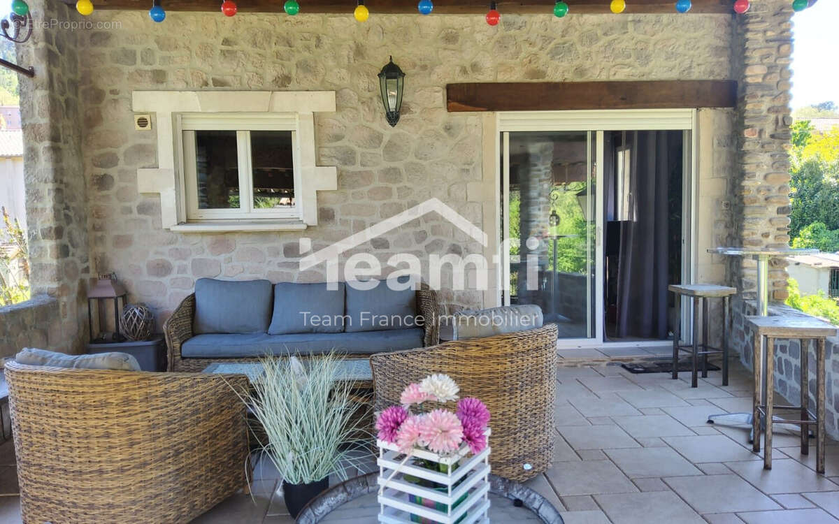 Terrasse maison 1 - Maison à BESSEGES